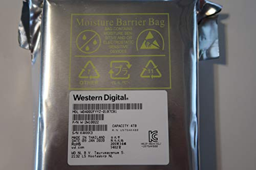 WD Gold, hard disk, WD4002FYYZ, 4 TB, 7,2 K RPM SATA-6GB/s 128MB 3.5 HDD