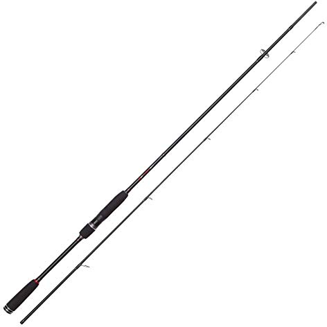 Jackson Angelrute Profi Spinnrute - Direct Spin H - 2,40m 21-57g. Raubfischrute. Hechtrute und Zanderrute 2-Geteilte Steckrute. Extrem direkte Aktion. Professionelle Angel zum Raubfischangeln