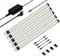 parlat LED Unterbau-Leuchte SIRIS, Eckmontage, flach, je 50cm, je 655lm, weiß, 5er Set