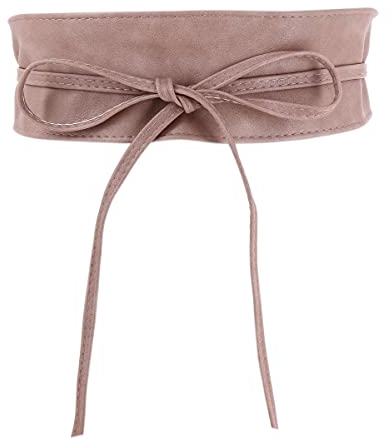FASHIONGEN - Damen gürtel, Taillengürtel, Bindgürtel, Obi gürtel MICA - Rosa, S-M