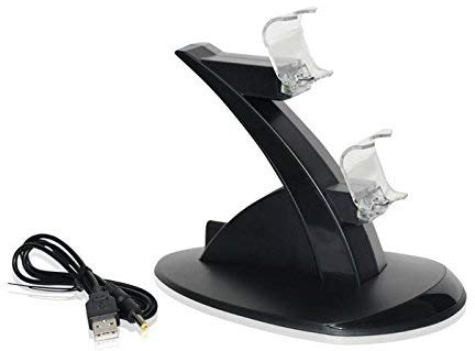 OSTENT USB LED Dual Ladestation Dock kompatibel für Sony PS4 Wireless Bluetooth Controller