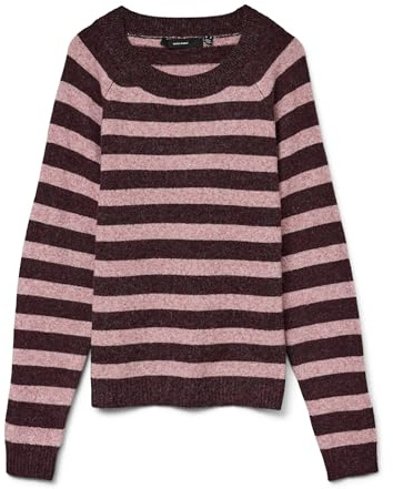 VERO MODA PETITE Damen Vmdoffy Ls O-Neck Blouse Ga Ptt Strickpullover