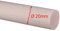 Tige ronde en bois d'érable - Diamètre : 15 mm - 20 mm - 25 mm - 30 mm