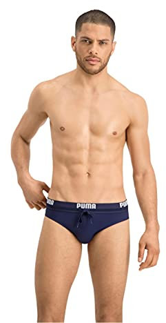 PUMA Men's Brief, Navy, S