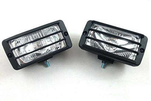 JJ Paire De 2 12v Phares Anti-Brouillard E-Marque Universelles Pour Automobile Van Caravane 4x4 Suv Hors Route