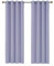 Deconovo Blickdichte Gardinen mit Ösen Verdunkelungsvorhang Schlafzimmer Wohnzimmer, 240x135cm(HöhexBreite), Lavendel, 2er Set