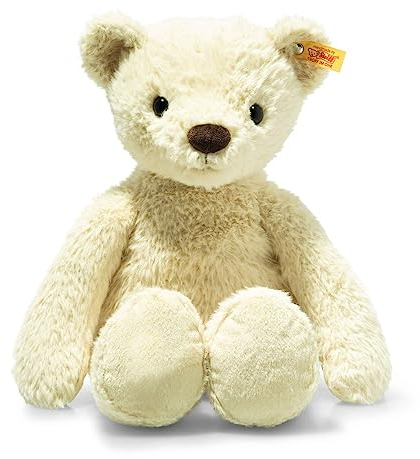 Steiff Kuscheltier Teddybär Thommy, Süßes Stofftier mit Namen, Jungen, Mädchen & Babys ab 0 Monaten, Soft Cuddly Friends Kuschelbär, Plüschtier 40 cm klein, 113635
