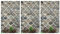Garden Mile Set of 3 Expanding 6FT X 3FT Wooden Trellis Home and Garden Outdoor Flexible Wood Trellis for Climbing Growing Plants & Flowers Fence Panel Gardening Decor Support Structure