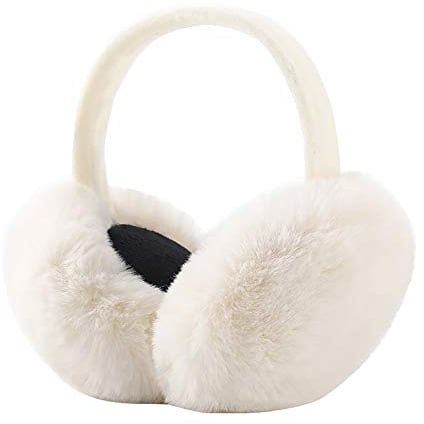WOIRROIP Winter Ohrenwärmer, Winter Ohrenschützer Faltbare Abnehmbar Waschbar Plüsch Ohrenschützer warme Kälteschutz Kalte Winterzubehör Outdoor Ohrenmuscheln