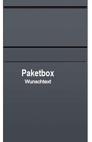 Generisch Paketbox Aufkleber mit Wunschtext/Wunschnamen Abziehbild (RT87/15) (30 x 14,5 cm)