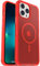 OtterBox Symmetry+ Clear Case for iPhone 13 Pro Max/iPhone 12 Pro Max for MagSafe, Shockproof, Drop proof, Protective Thin Case, 3x Tested to Military Standard, Antimicrobial Protection, Red