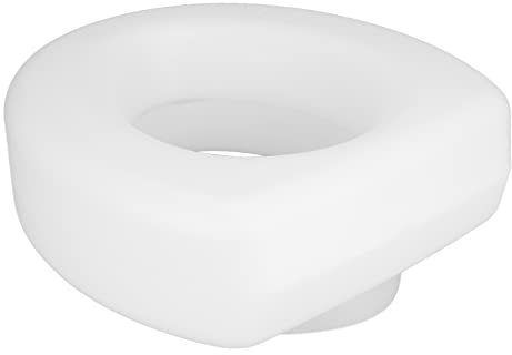 Asiento de Inodoro Elevado, Asiento de Inodoro Alto Elevado Blanco Asiento de Inodoro para Ancianos para Discapacitados para Baño