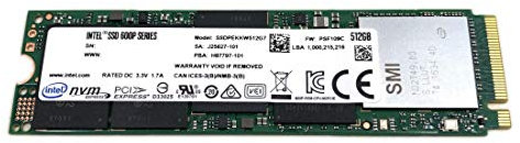 Intel SSD 512 GB TLC 600P M.2 2280 80mm NVMe PCIe Gen3 x4 SSDPEKKW512G7 unidad de estado sólido para NUC portátil de escritorio Ultrabook FW PSF109C