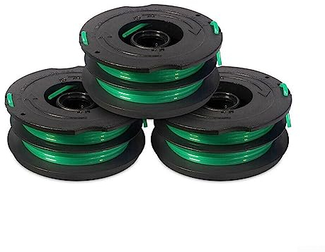 Ersatzspule für Black and Decker DF-080 RC-080-P Spule 080 Rasentrimmer GH1000 GH1100, 3 Stück
