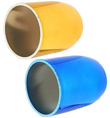 Toyvian 2 Stück Würfelbecher Würfel-Shaker Würfelspielbecher Würfelzubehör Kunststoff-to-Go-Behälter Bar-Würfelbehälter Tragbarer Würfelbecher Barzubehör Blaue Bar-Craps Zum