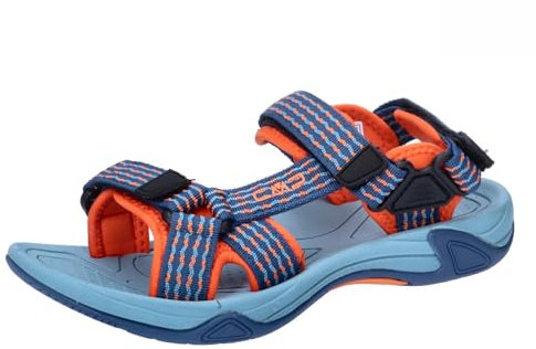 CMP Kids Hamal Hiking Sport Sandale, Bluesteel Flame, 29 EU