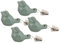 Amosfun 4 Stück Tischdecken-Clips Tischdeckenbeschwerer Für Den Außenbereich Tischdeckenklammern Tischdeckenanhänger Picknicktisch-Clips Tischrock-Clips Schmücken Der Vogel Metall