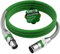 Kxable XLR to XLR Cable 8 Feet, Premium XLR Microphone Cable, Heavy Duty 22AWG OFC XLR Male to Female Cord, 3-Pin Shielded Mic Speaker Cable, Zinc Alloy Connectors, Metal Spring SR, Green