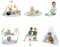 ​Ingenuity 6-in-1 Baby-Spielcenter – Multifunktionales Aktivitäts-Jumperoo – Umwandelbar in Spielgym, Spielhaus & Spieltisch – Inklusive Spielbügel & Bauchlagekissen – Natur-Thema – Für 0-24 Monate