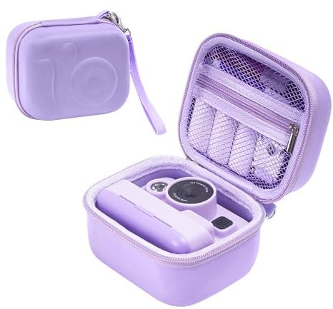 Madcat Storage Case for OPERHOO/YORKOO/Gofunly/CHRERNA/AORILE Kids Instant Print Camera- Case Only (Purple)