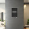 Blümme 650 x 400mm Heated Towel Rail Radiator Central Heating Modern Flat Panel Bathroom Warmer Wall Mounted Ladder Rad Black
