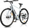 VARUN E Bike 28 Zoll, Elektrofahrräder mit 250W Motor, 36V Lithium-Batterie, LCD Display, 6 Gang Pendler Elektrofahrrad mit EU-Konformes