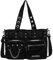 Makukke Sac à bandoulière gothique Y2K, grand sac à main, sac à bandoulière pour femme, Noir, L