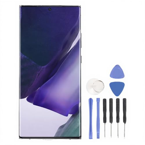 ASHATA para Note 20 Ultra 5G 4G Pantalla para SM N986 SM N986U SM N986B SM N985 SM N985U SM N985B, 6.8 Pulgadas 3088 X 1440 Digitalizador de Pantalla con Marco y Herramientas de