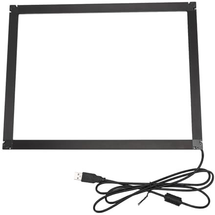 Bewinner Infrared Touch Frame, Interactive IR Touch Overlay Panel for Education, Digital Signage with USB Interface,Aluminum Alloy Touch Screen Overlay (42 inch)
