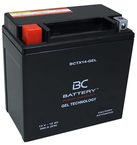 Batterie BC BATTERY YTX14-BS scellée gel moto scooter prête à l'emploi