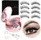 Magnetische Wimpern, 3D NatüRlicher-Look Wimpern Magnetisch, Einfach Zu Tragen, Wiederverwendbar Magnetische Wimpern