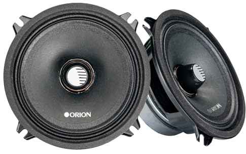 Orion Cobalt CM54 - Altavoces de Bala de Rango Medio de 5.25 Pulgadas de Alta eficiencia, Potencia máxima de 500 W, 125 W RMS, 4 ohmios, Bobina de Voz de 1.2 Pulgadas, estéreo de Audio Profesional