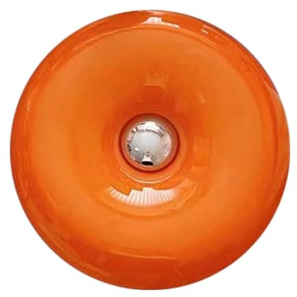 ISTOVO Orange Donut Lampe, Mid Century Moderne Lampe, Nachttischlampe, neuartige Art-Deco-Lampe, schöne Tisch- und Wanddekorationslampe