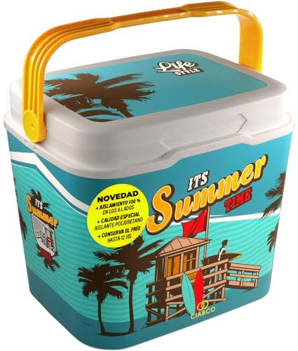 Nevera Portátil Rígida 15 litros Coll-Box by Cia&Co - Ligera, Moderna y Robusta | Conserva el Frío hasta 30h con Diseño Exclusivo 2025 | Ideal para Playa, Picnic, Camping y Viajes