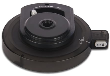 FIIOEOY Outer Bowl Lid for Ninja Creami Deluxe Ice Cream Maker, Reusable Ninja Creami Deluxe Lid Replacement Compatible with NC501UK NC501 NC500 Series, Dishwasher Safe & Leak Proof (NO Blade)