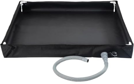 Receveur de douche avec écoulement, tapis de douche pliable, sol portable, tapis de douche pliable pour tente, caravane, jardin, terrasse