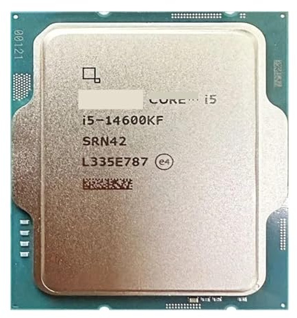 C-ore i5 14600KF (14a generazione) 3,5 GHz 14-C-ore 20-Thread CPU L3=24M 125W LGA 1700 ma senza dispositivo di raffreddamento