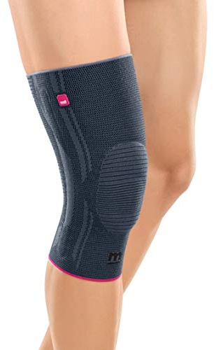 medi Genumedi - Kompressionsbandage unisex | silber | Größe VII extraweit | Kniebandage zur Weichteil-Kompression und Entlastung der Kniescheibe | Beidseitig tragbar