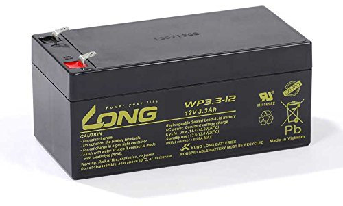 Akku kompatibel BP3-12 BP3.6-12 12V 3,3Ah wie 3Ah 3,6Ah AGM Blei wartungsfrei