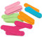 Lurrose 100pcs Mini limas de uñas Tablero de impresión Bustres de uñas de madera Herramientas de manicura desechables para limas de uñas (colores aleatorios)