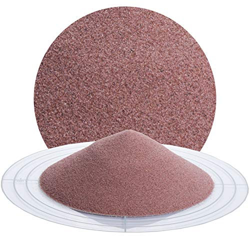 Schicker Mineral Granatsand Strahlmittel 25 kg, Mehrwegstrahlmittel Sandstrahlen, Graffitientfernung, Sanierung Sandstein, hohe Standzeit, abrasiv (Granatsand Strahlmittel, 80 mesh 0,180-0,35 mm)