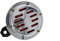Hupe 12V für Motorrad Chopper Roller Quad ATV Chrom mit rotem Kern 100 mm