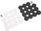 Backgammon Brettspiel Schwarz Weiß Backgammon Set Kunststoff Checkers International Checkers Set Kinder Spielzeug, 22mm