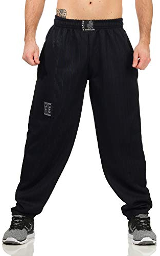 ZARMEXX Herren Sporthose Jogginghose Lang Fitnesshose Bodybuilding Kraftsport Hose Gym Pumperhose (Navy, L)