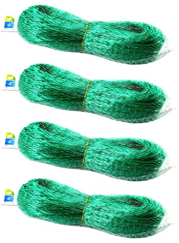 4er Set Vogelschutznetz Engmaschig Vogelnetz 8 x 8 m Maschenweite 20x20 mm Teichnetz Gartennetz Laubnetz Laubschutznetz Pflanzenschutznetz