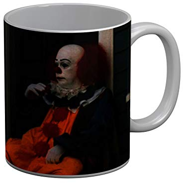 Tazza con immagine di orrore Tim Curry Clown IT Stephen King Cinema
