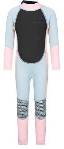 Mountain Warehouse Kids Full Length 2mm Wetsuit | Sun UV Protection with UPF50+, Neoprene Children's One Piece Swim Suit with Flat Seams, Easy Glide Zip, Ideal for Beach, Surf