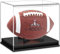 KKU Fußball Vitrine UV Schutz Fußball Halter Klar Acryl Vitrine mit integriertem Fußball Display Ständer (keine Montage erforderlich)