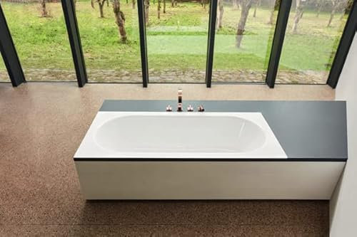 BetteStarlet Spirit Rechteck Badewanne, 180 x 80 cm, 1634, 1634-000Plus, Farbe: Weiß glänzend