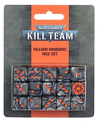Kill Team: FELLGOR Ravager Würfel – Warhammer 40 K